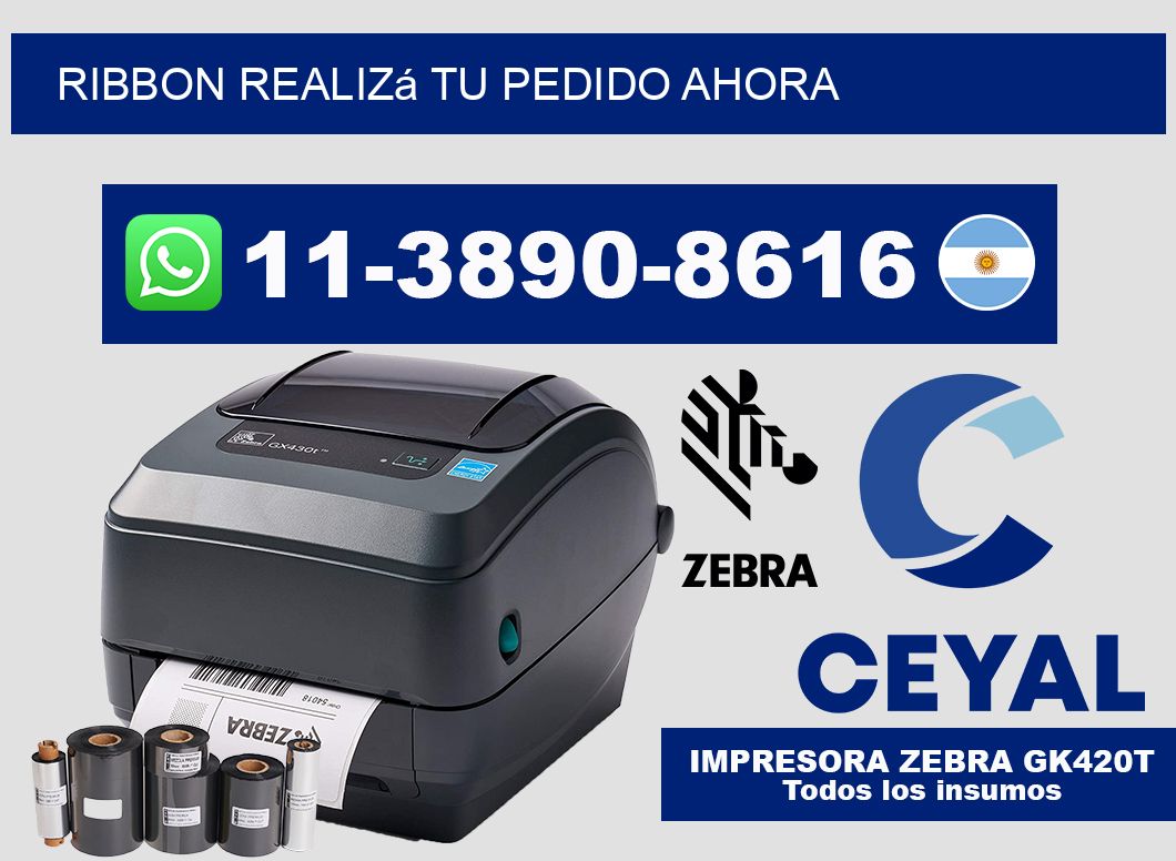ribbon Realizá tu pedido ahora