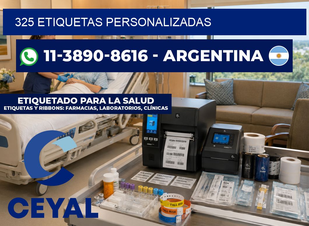 325 ETIQUETAS PERSONALIZADAS