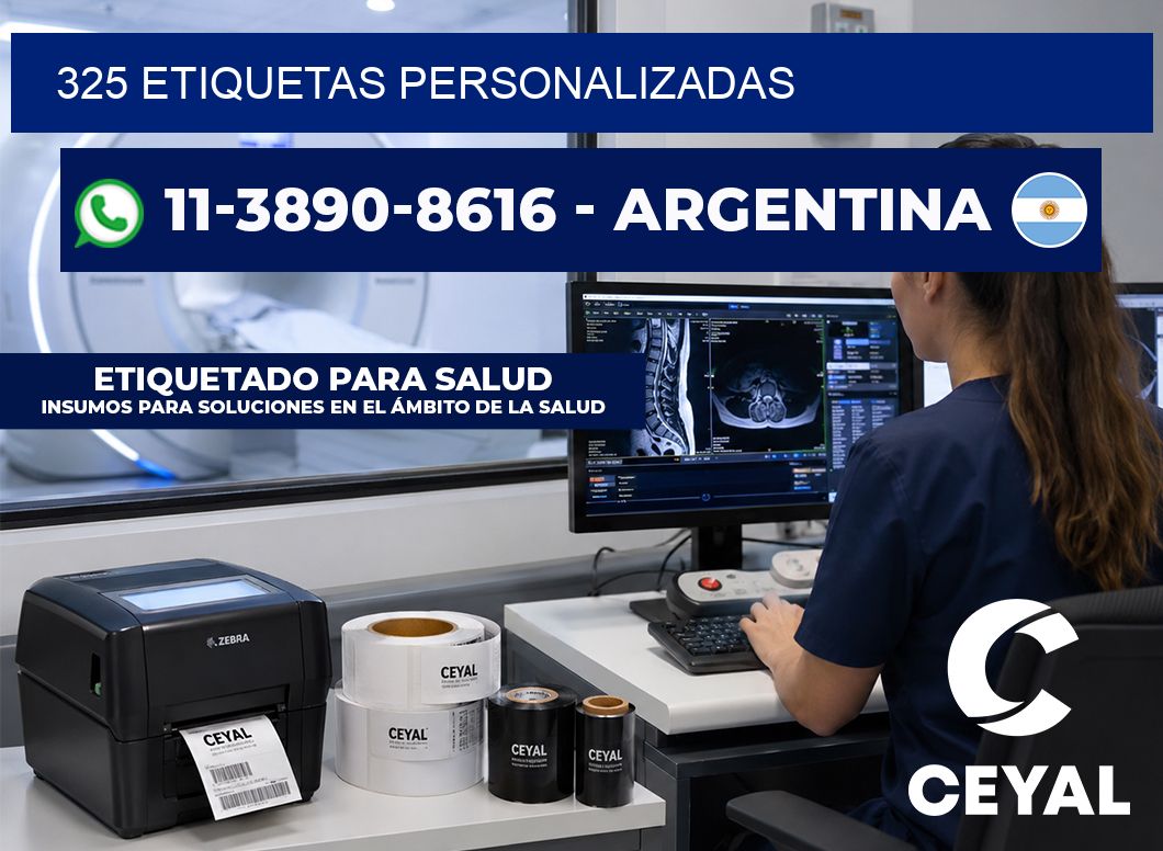 325 ETIQUETAS PERSONALIZADAS