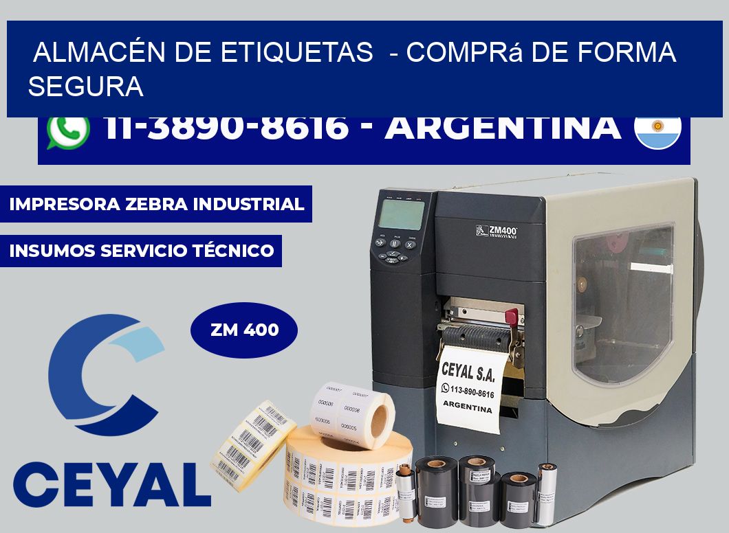 ALMACÉN DE ETIQUETAS  - Comprá de forma segura