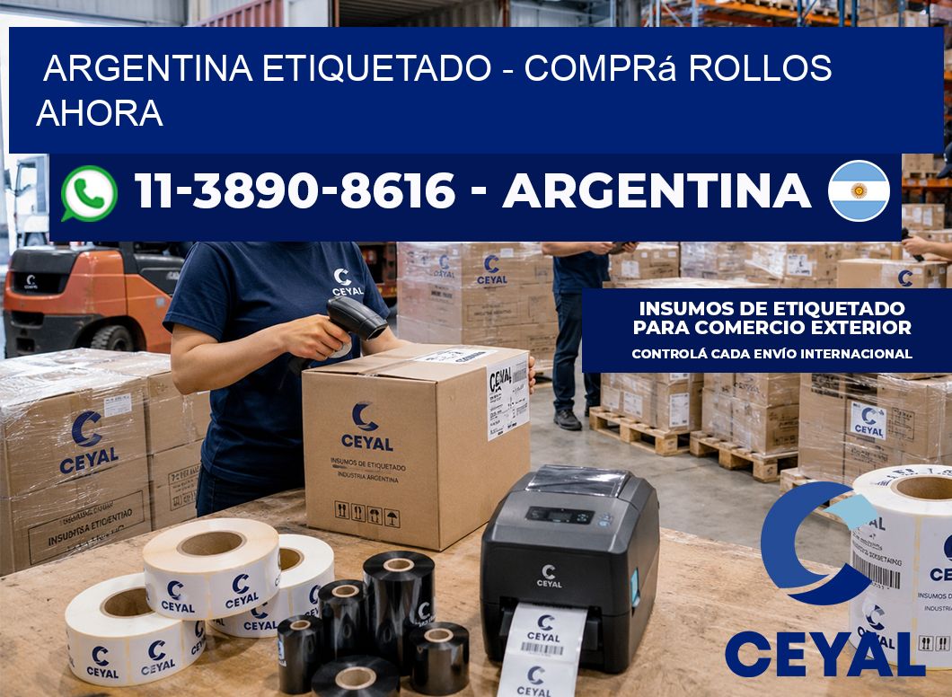 ARGENTINA ETIQUETADO - Comprá rollos ahora