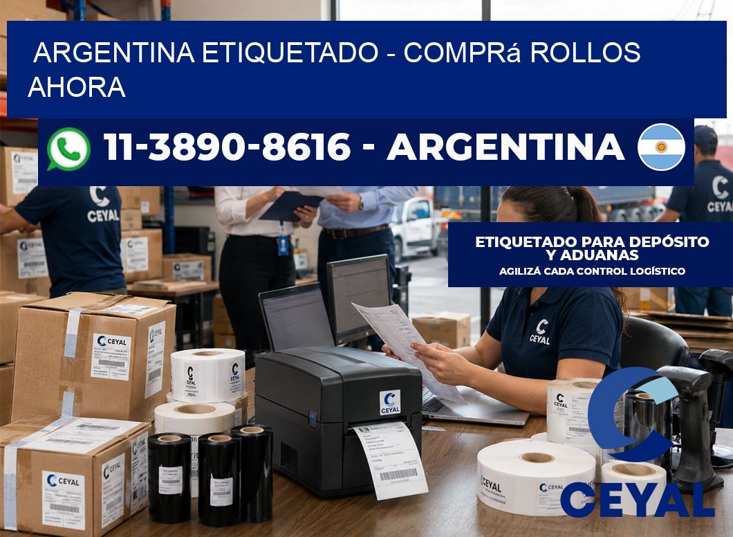 ARGENTINA ETIQUETADO - Comprá rollos ahora