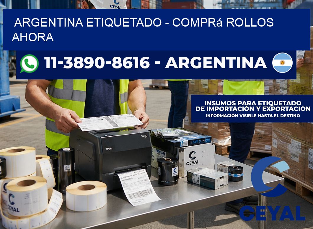 ARGENTINA ETIQUETADO - Comprá rollos ahora