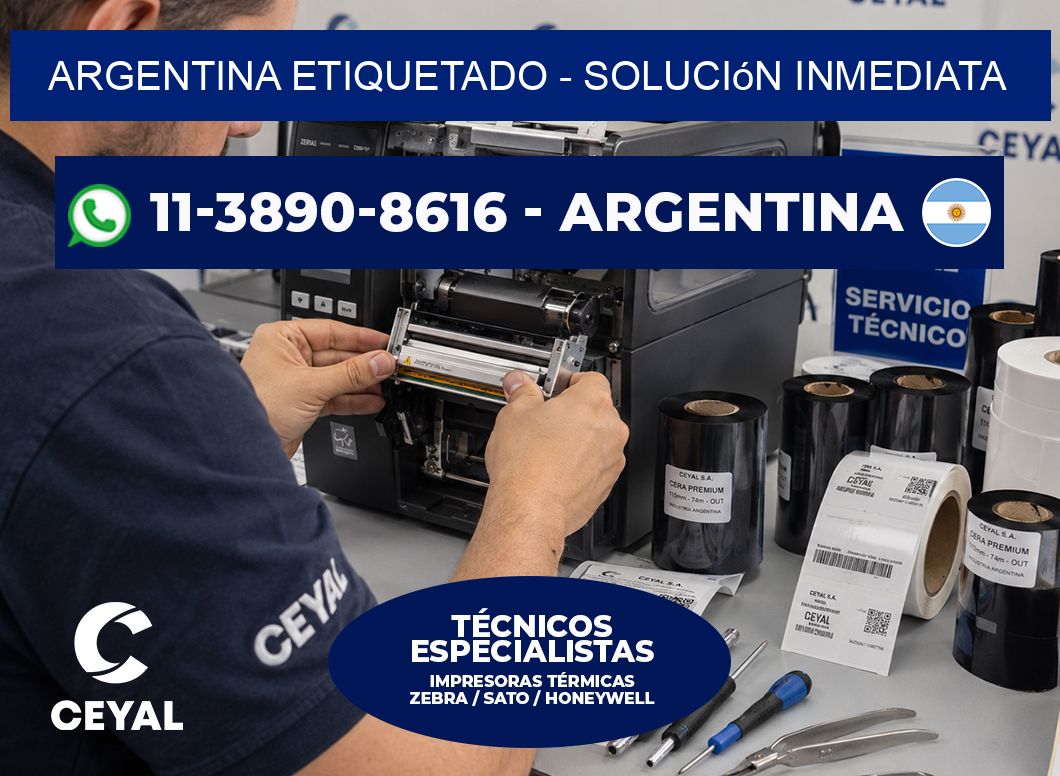 ARGENTINA ETIQUETADO - Solución inmediata