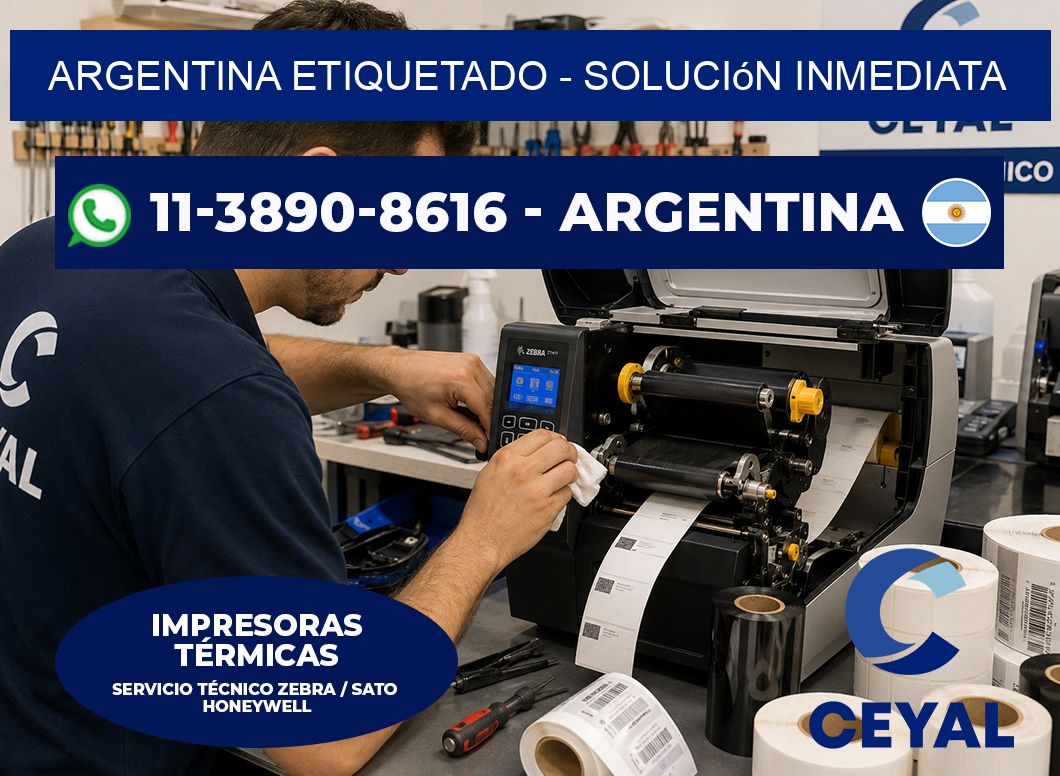 ARGENTINA ETIQUETADO - Solución inmediata
