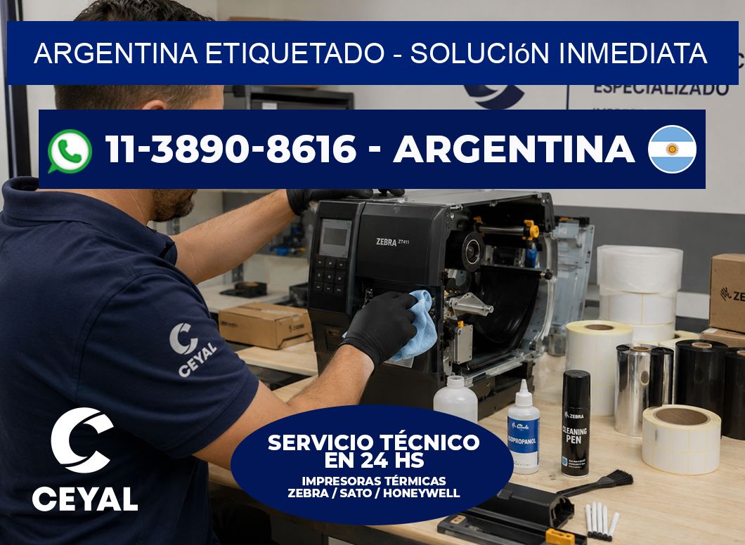 ARGENTINA ETIQUETADO - Solución inmediata