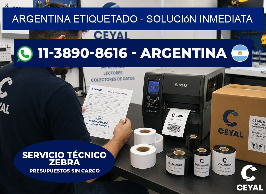 ARGENTINA ETIQUETADO - Solución inmediata