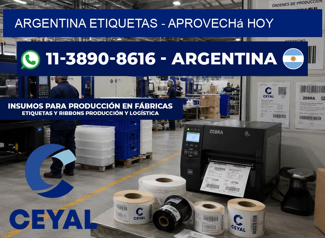 ARGENTINA ETIQUETAS - Aprovechá hoy