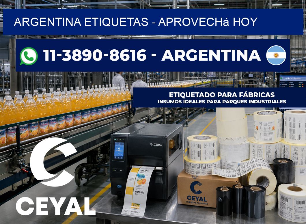 ARGENTINA ETIQUETAS - Aprovechá hoy