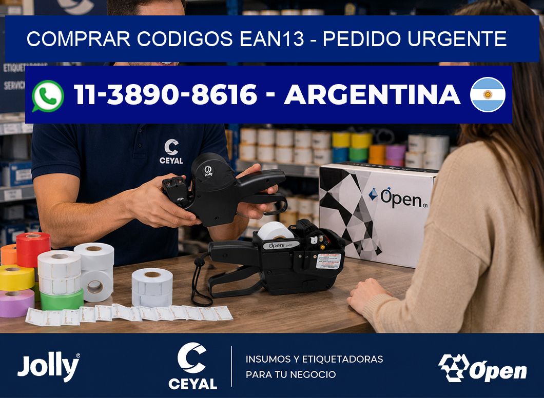 COMPRAR CODIGOS EAN13 - Pedido urgente