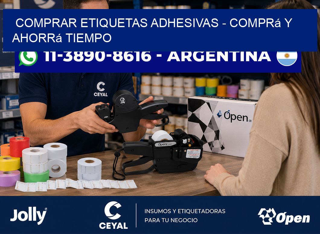 COMPRAR ETIQUETAS ADHESIVAS - Comprá y ahorrá tiempo