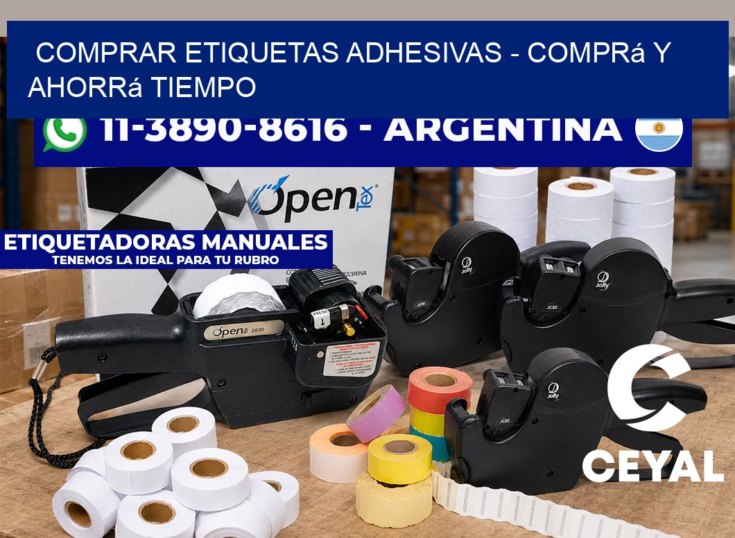 COMPRAR ETIQUETAS ADHESIVAS - Comprá y ahorrá tiempo