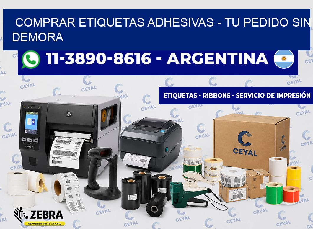 COMPRAR ETIQUETAS ADHESIVAS - Tu pedido sin demora