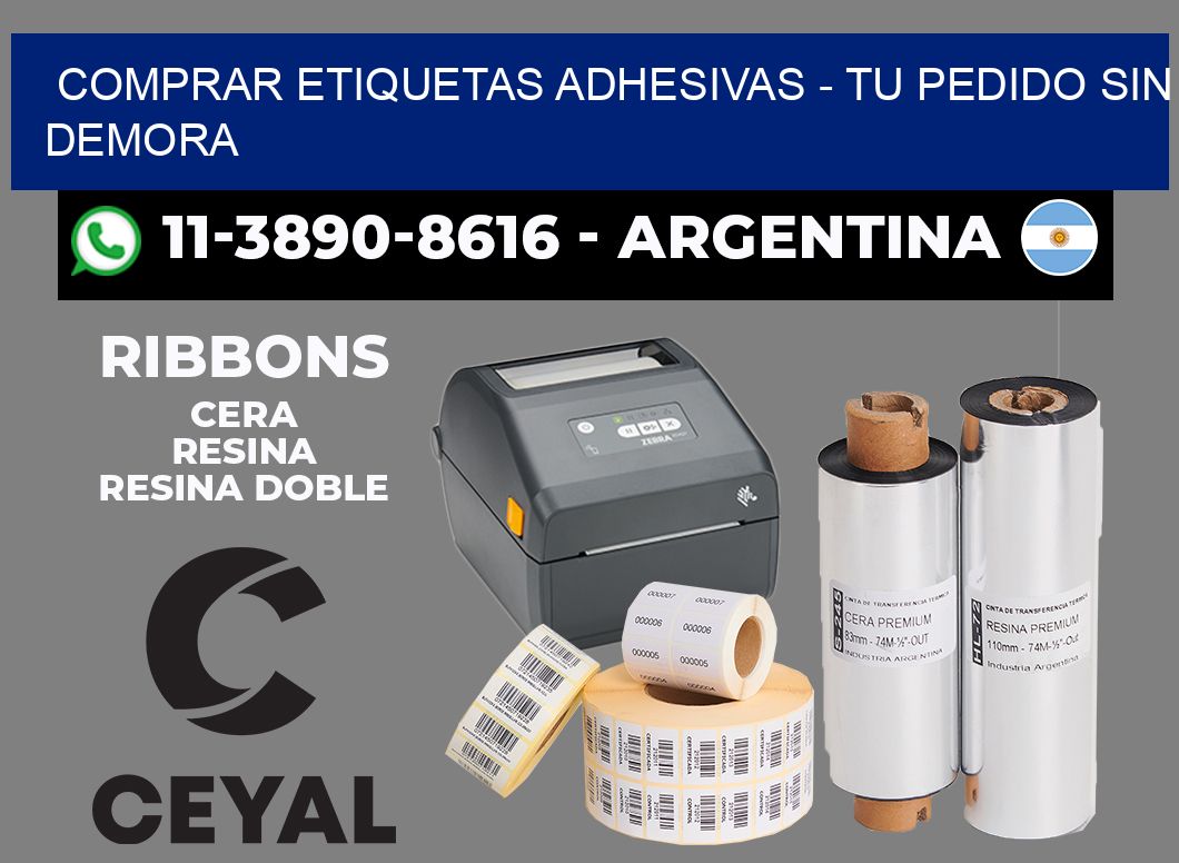 COMPRAR ETIQUETAS ADHESIVAS - Tu pedido sin demora