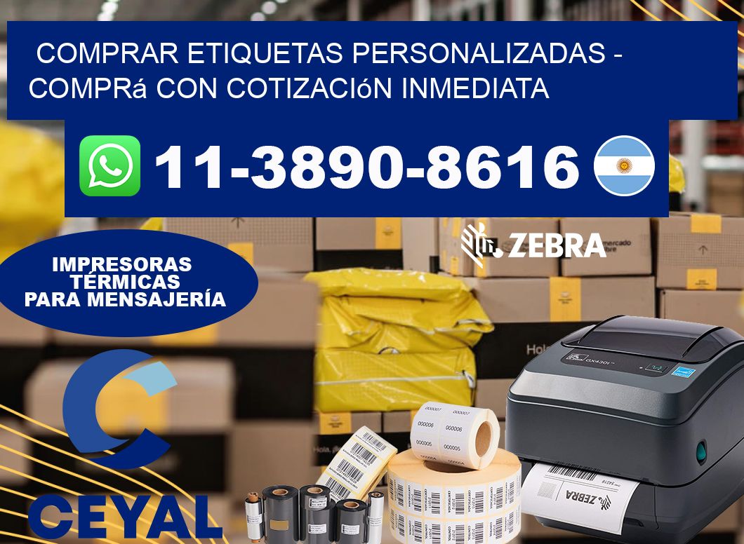 COMPRAR ETIQUETAS PERSONALIZADAS - Comprá con cotización inmediata
