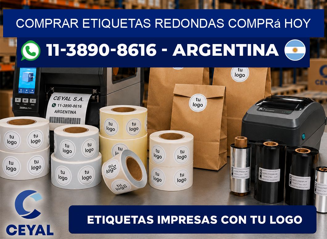 COMPRAR ETIQUETAS REDONDAS Comprá hoy
