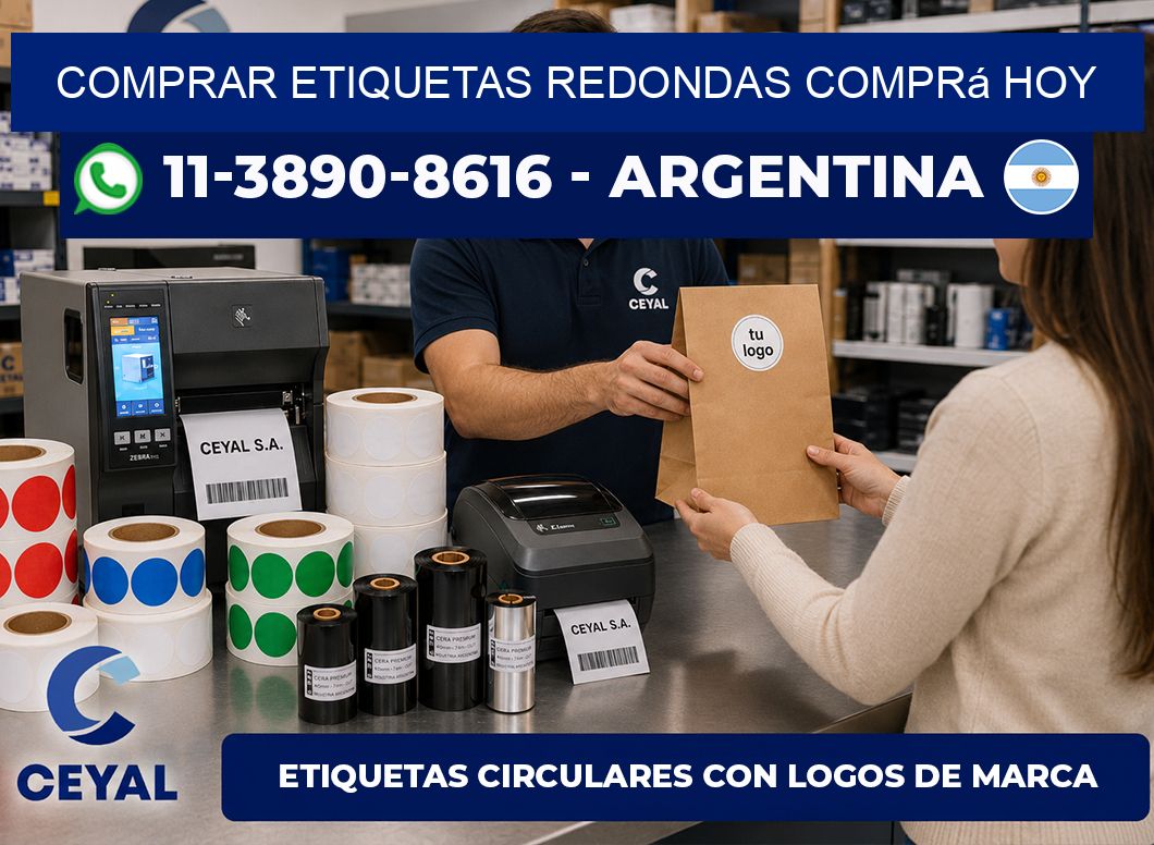 COMPRAR ETIQUETAS REDONDAS Comprá hoy