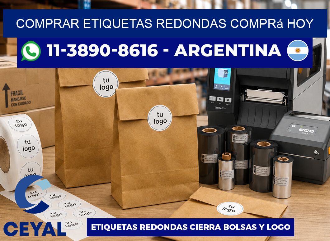 COMPRAR ETIQUETAS REDONDAS Comprá hoy
