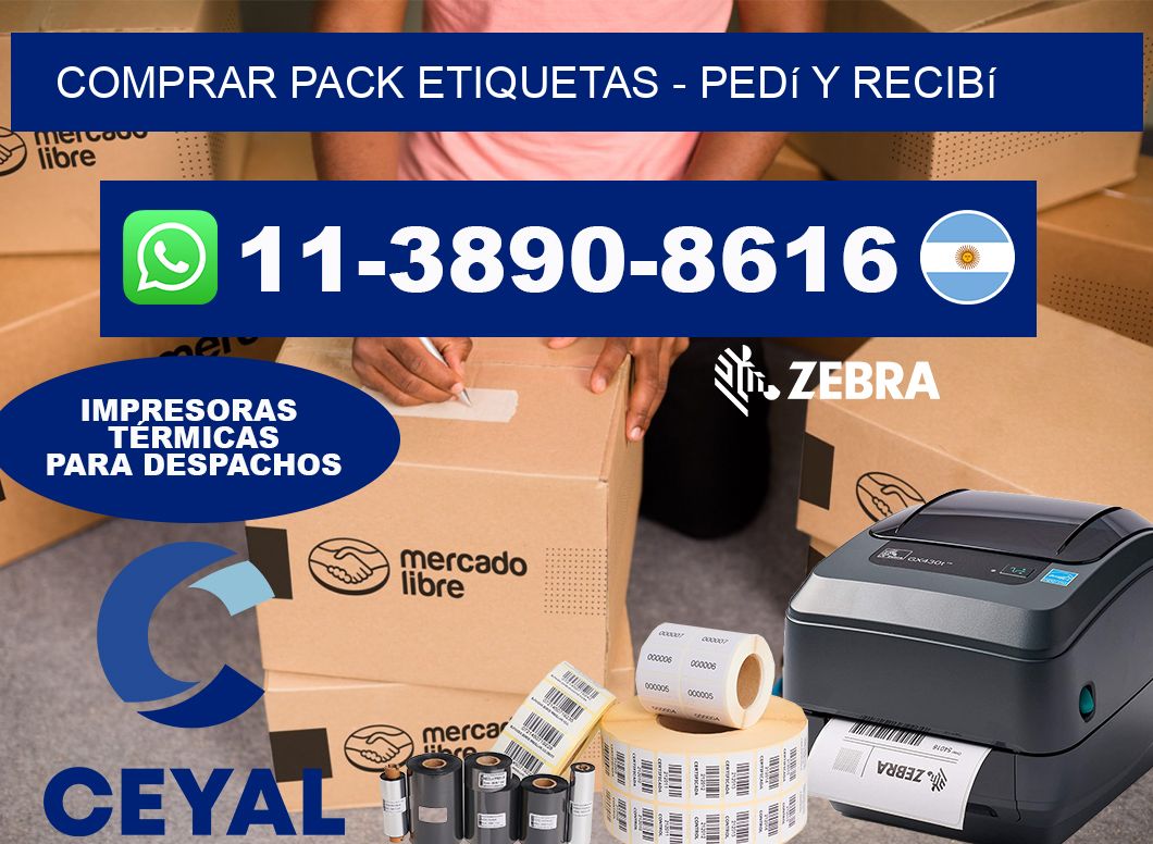 COMPRAR PACK ETIQUETAS – Pedí y recibí