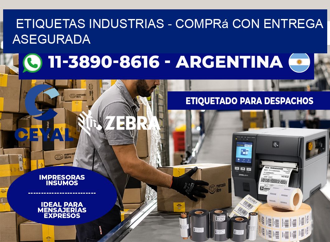 ETIQUETAS INDUSTRIAS - Comprá con entrega asegurada