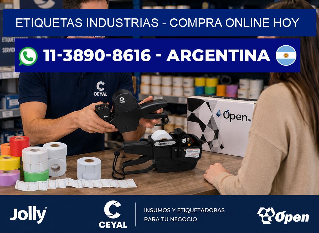 ETIQUETAS INDUSTRIAS - Compra online hoy