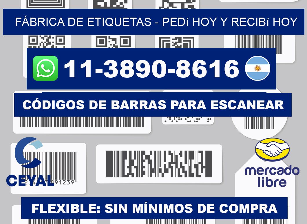 FÁBRICA DE ETIQUETAS - Pedí hoy y recibí hoy