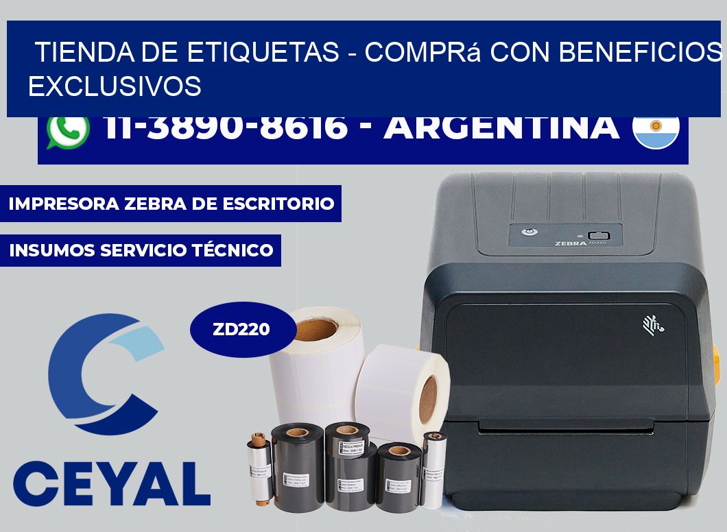 TIENDA DE ETIQUETAS - Comprá con beneficios exclusivos