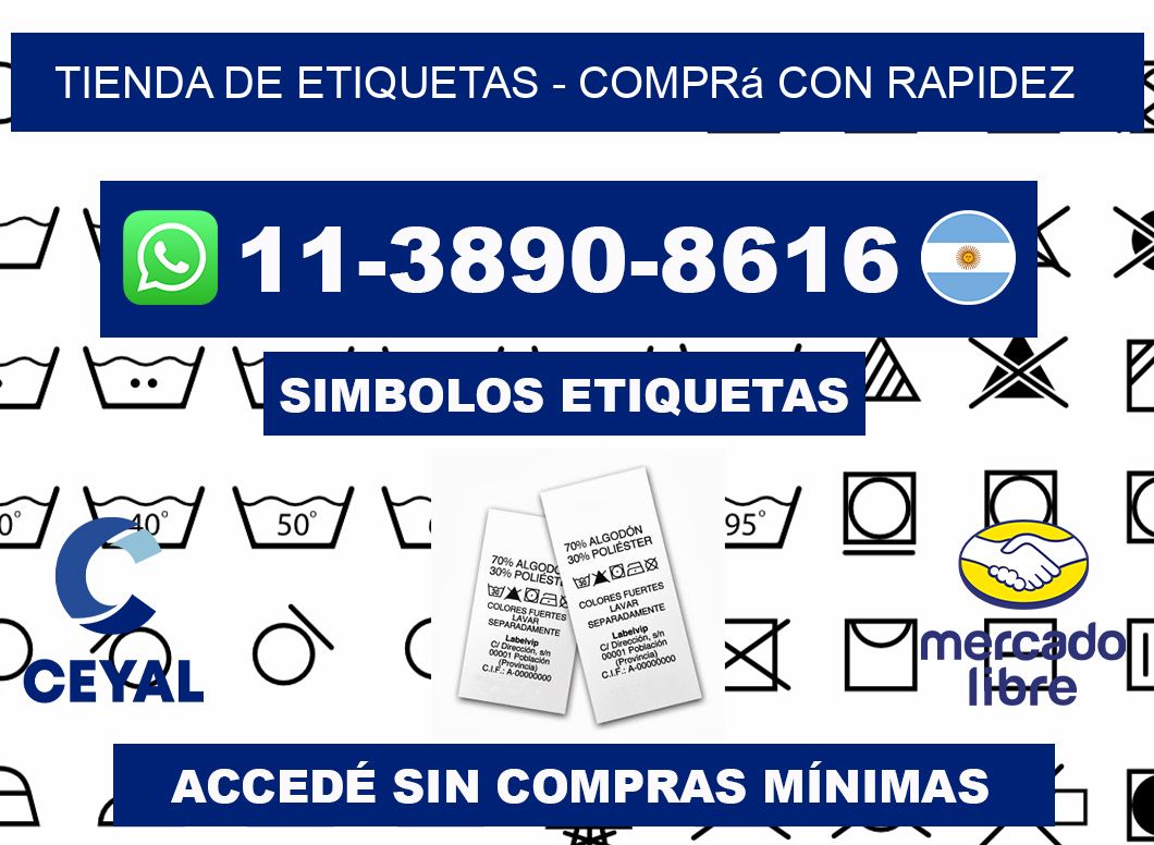 TIENDA DE ETIQUETAS - Comprá con rapidez
