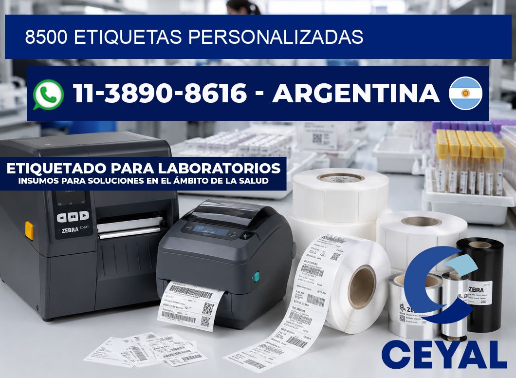 8500 ETIQUETAS PERSONALIZADAS