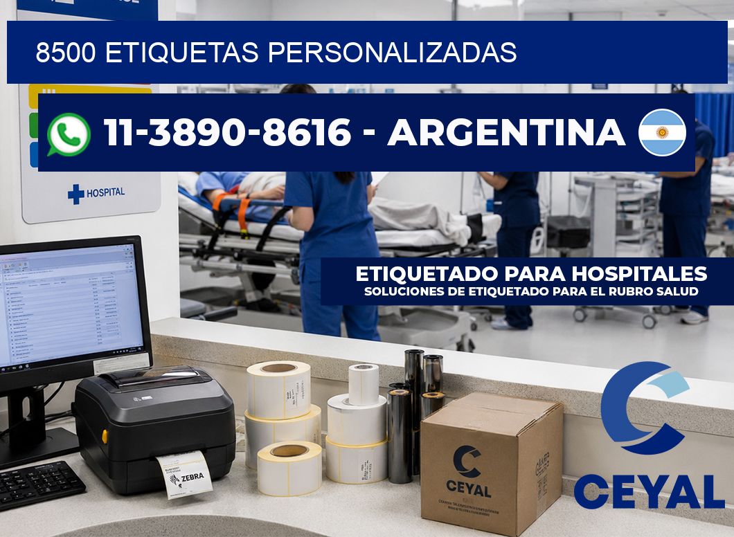 8500 ETIQUETAS PERSONALIZADAS