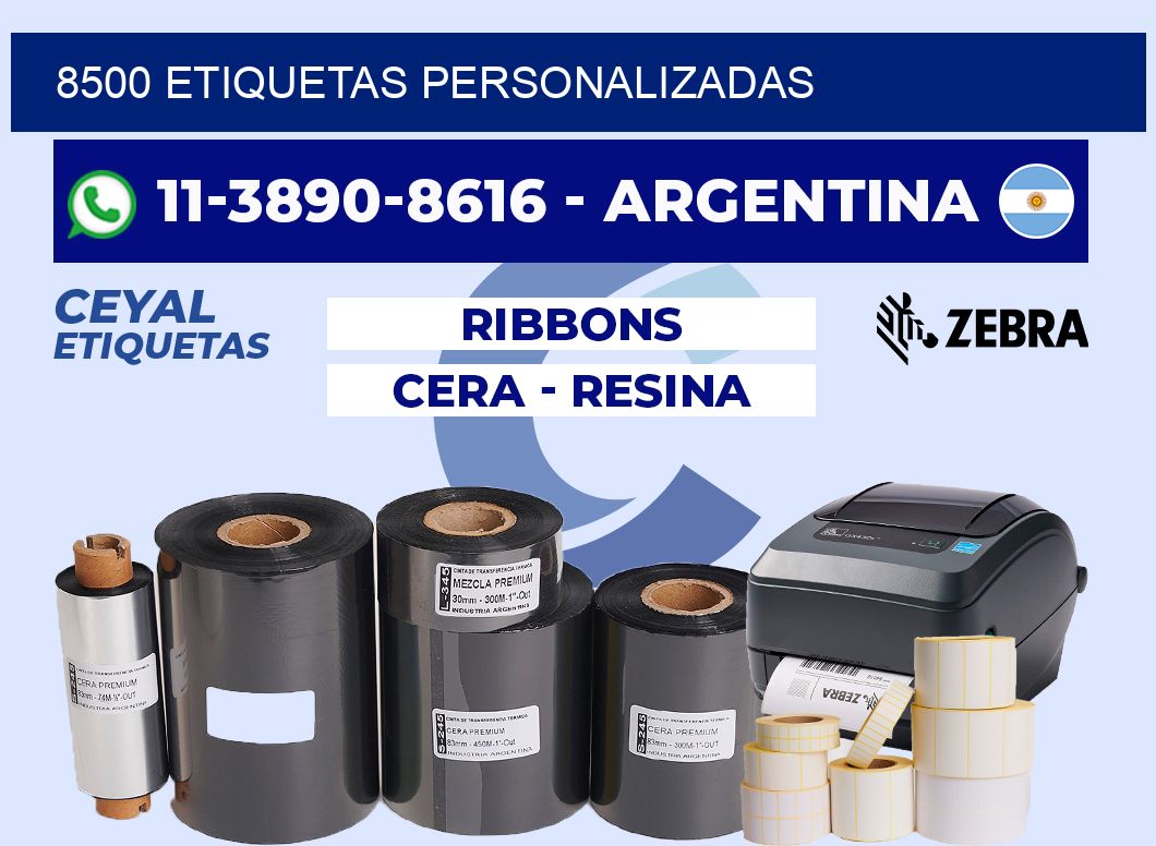 8500 ETIQUETAS PERSONALIZADAS