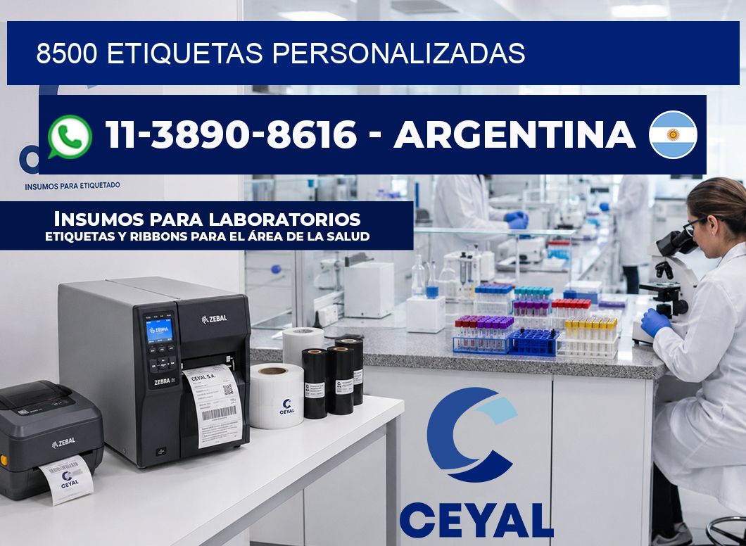 8500 ETIQUETAS PERSONALIZADAS