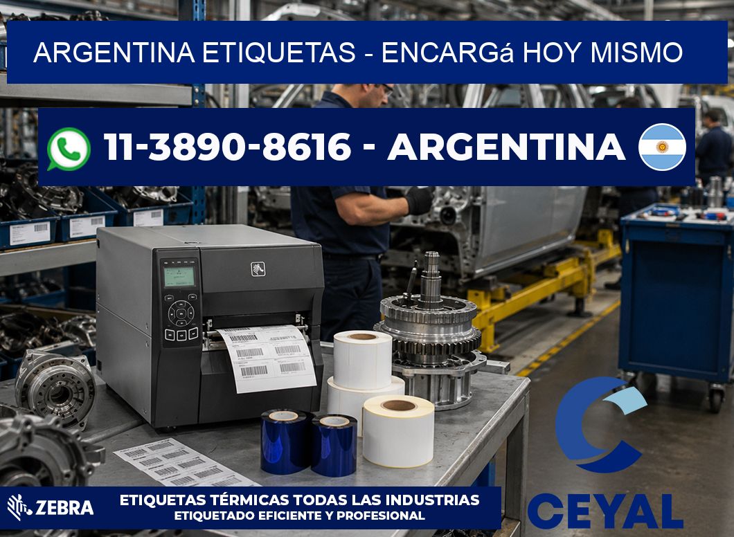 ARGENTINA ETIQUETAS - Encargá hoy mismo