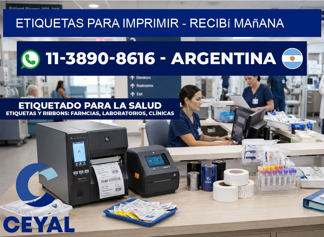 ETIQUETAS PARA IMPRIMIR – recibí mañana