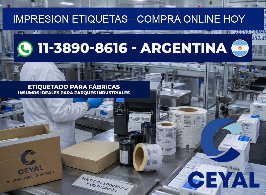 IMPRESION ETIQUETAS – Compra online hoy
