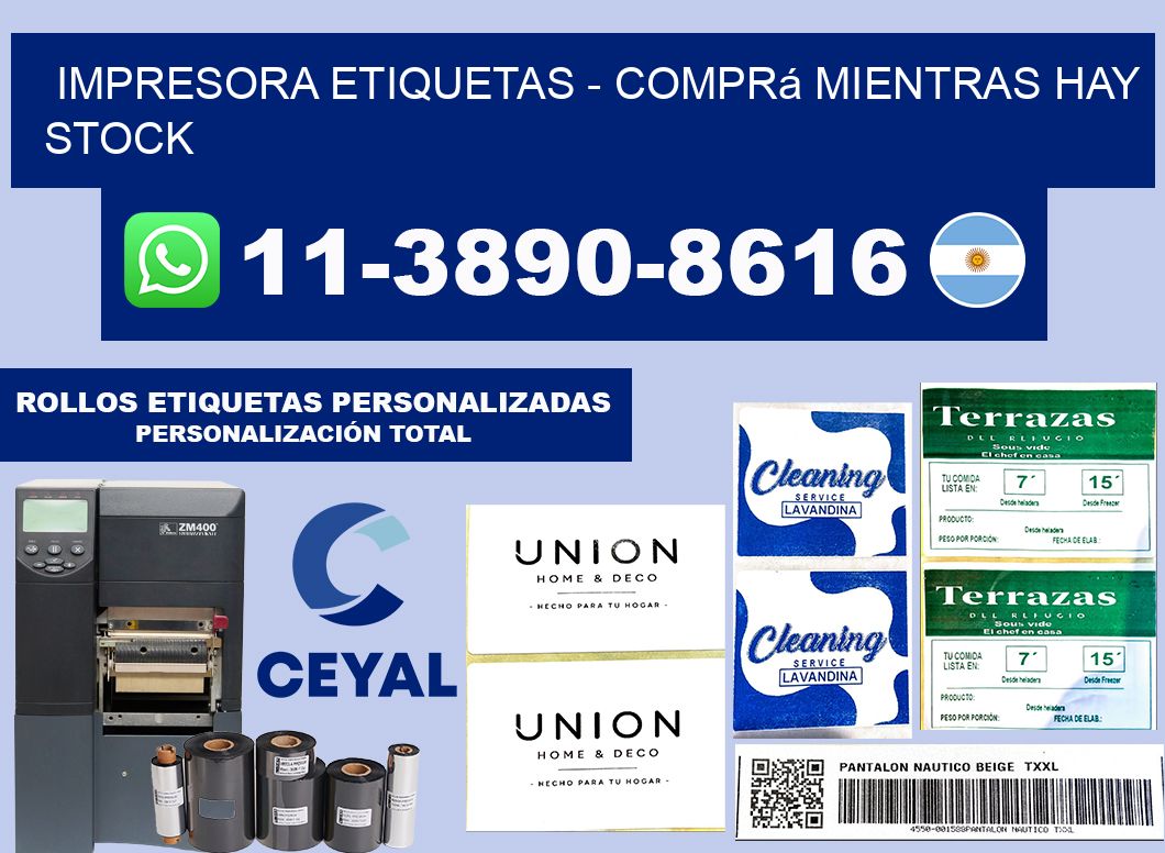 IMPRESORA ETIQUETAS - Comprá mientras hay stock