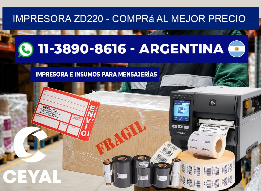 IMPRESORA ZD220 - Comprá al mejor precio