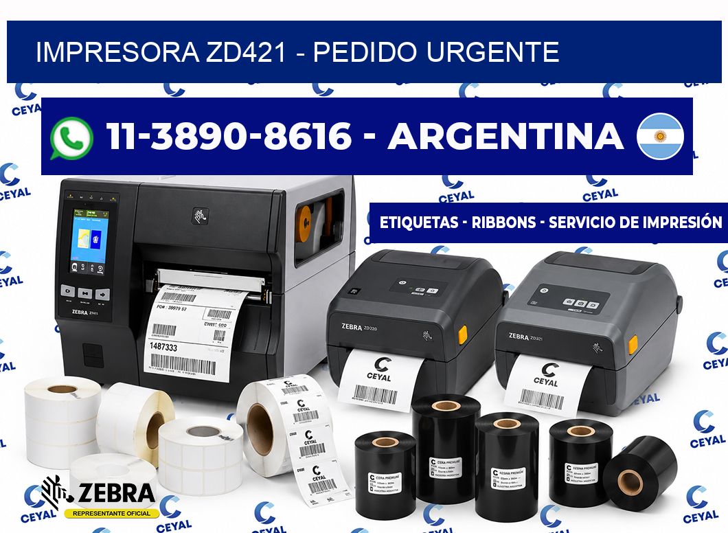 IMPRESORA ZD421 - Pedido urgente
