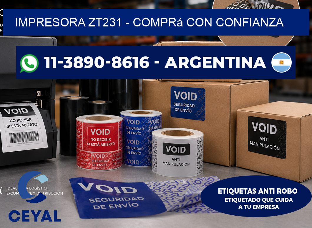 IMPRESORA ZT231 - Comprá con confianza