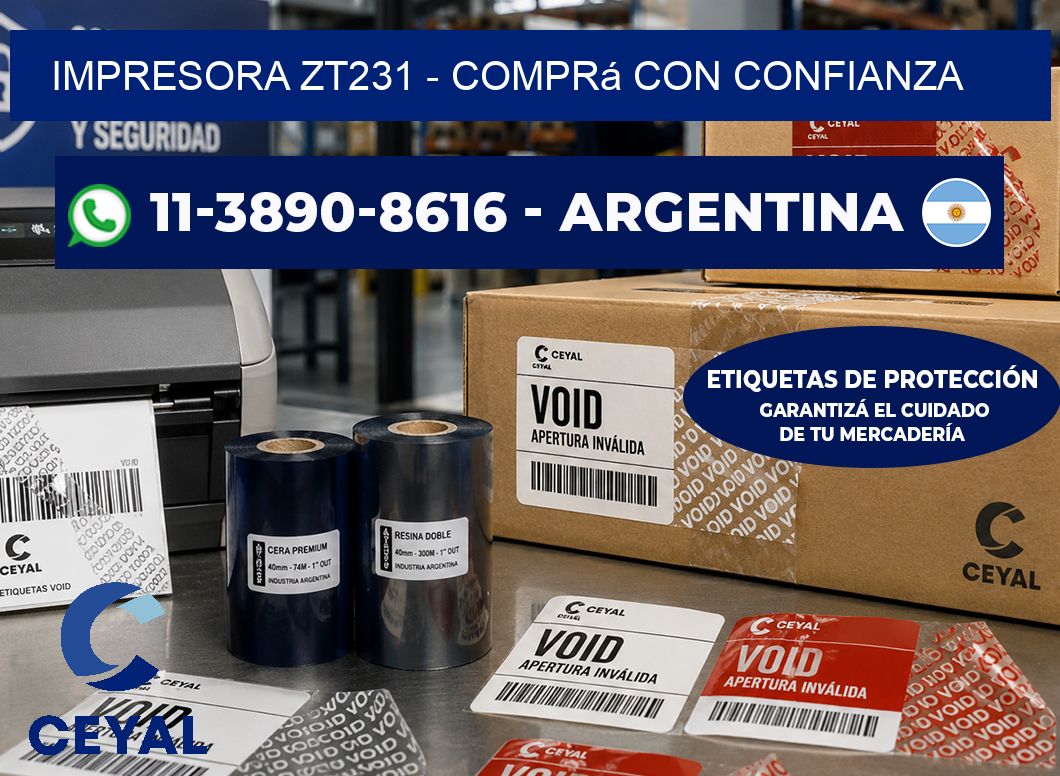 IMPRESORA ZT231 – Comprá con confianza