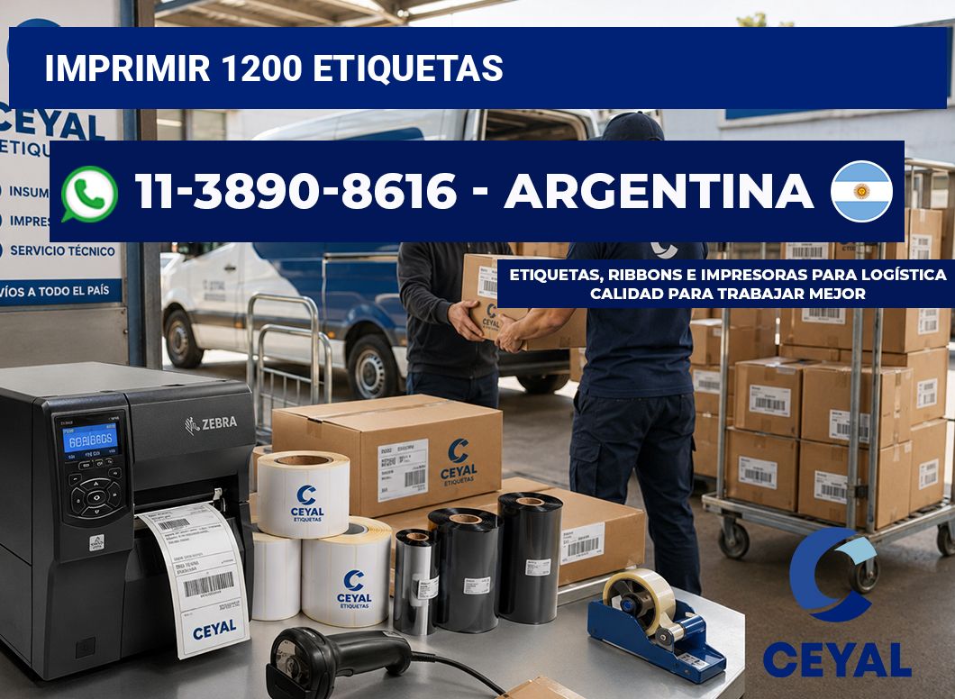 IMPRIMIR 1200 ETIQUETAS