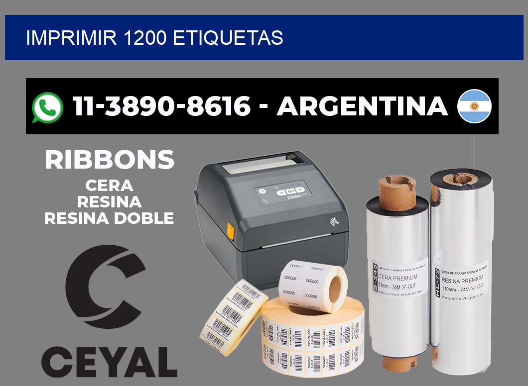 IMPRIMIR 1200 ETIQUETAS