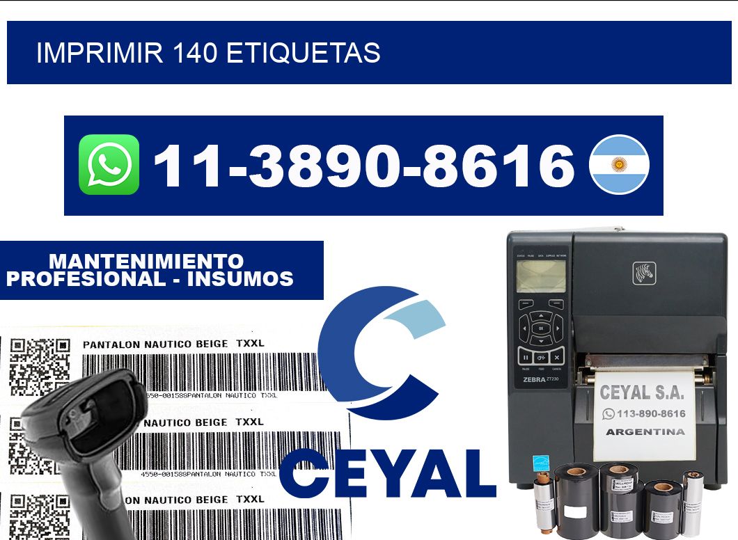 IMPRIMIR 140 ETIQUETAS
