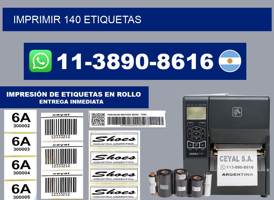 IMPRIMIR 140 ETIQUETAS