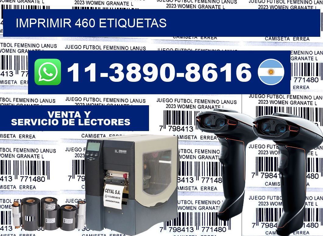 IMPRIMIR 460 ETIQUETAS
