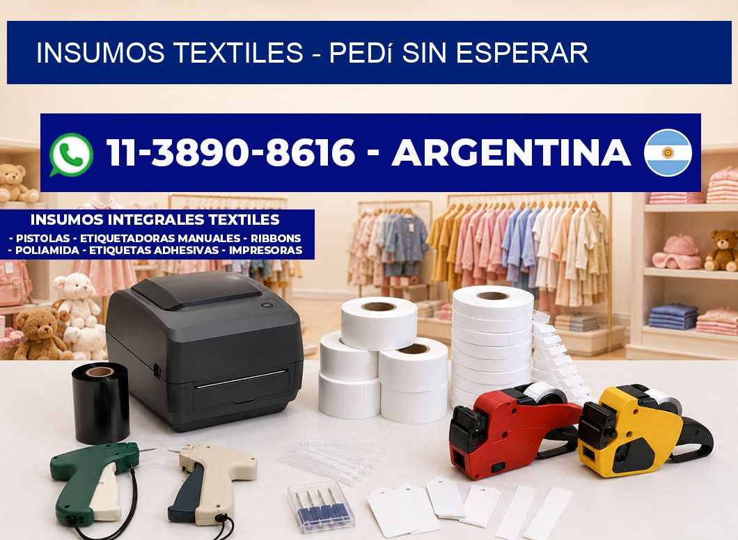 INSUMOS TEXTILES - Pedí sin esperar