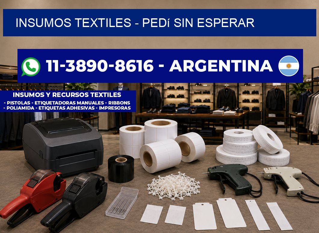 INSUMOS TEXTILES - Pedí sin esperar