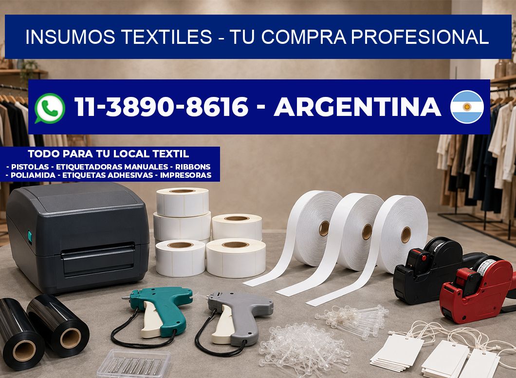 INSUMOS TEXTILES - Tu compra profesional