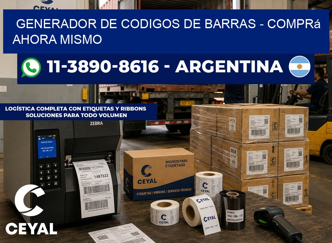 generador de codigos de barras - Comprá ahora mismo