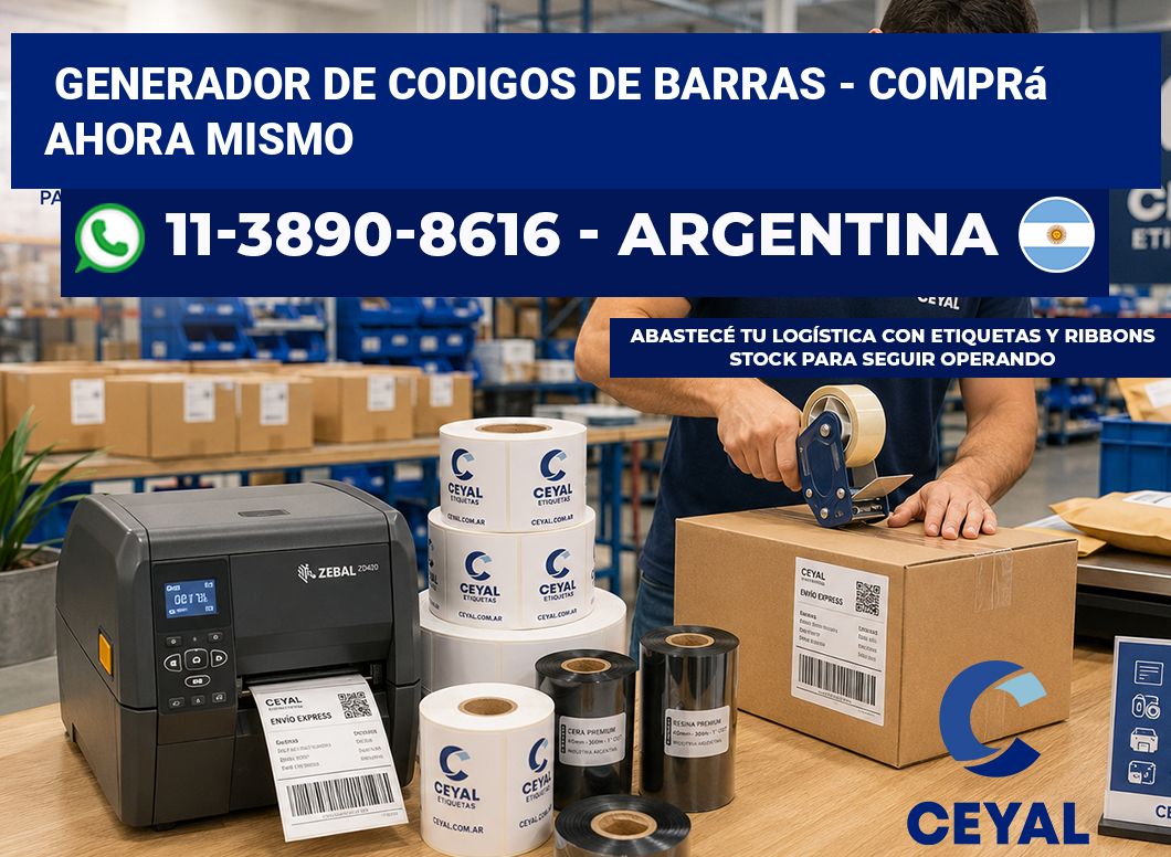 generador de codigos de barras – Comprá ahora mismo